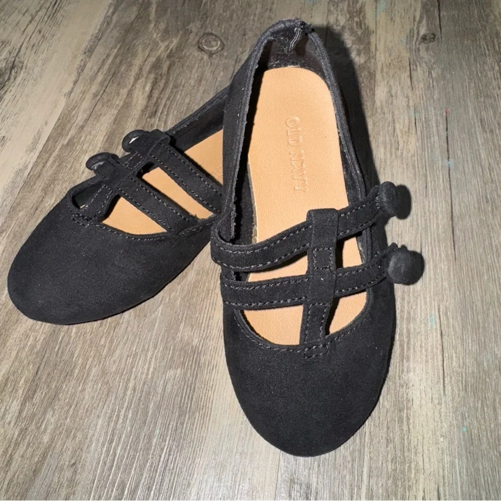 Old Navy Kids Black Slip-on Flats